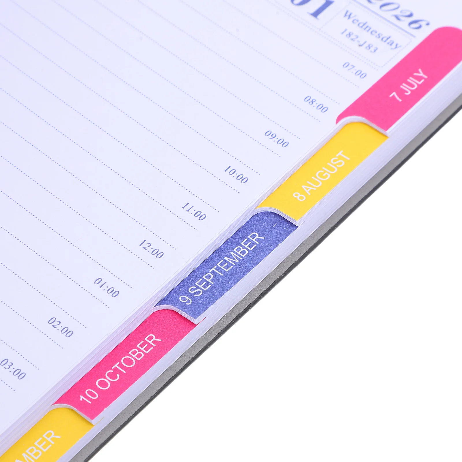 2026 Daily Planner Monthly Weekly Calendar Book January to December Hardcover Organizer A5 Size Office School Home Use