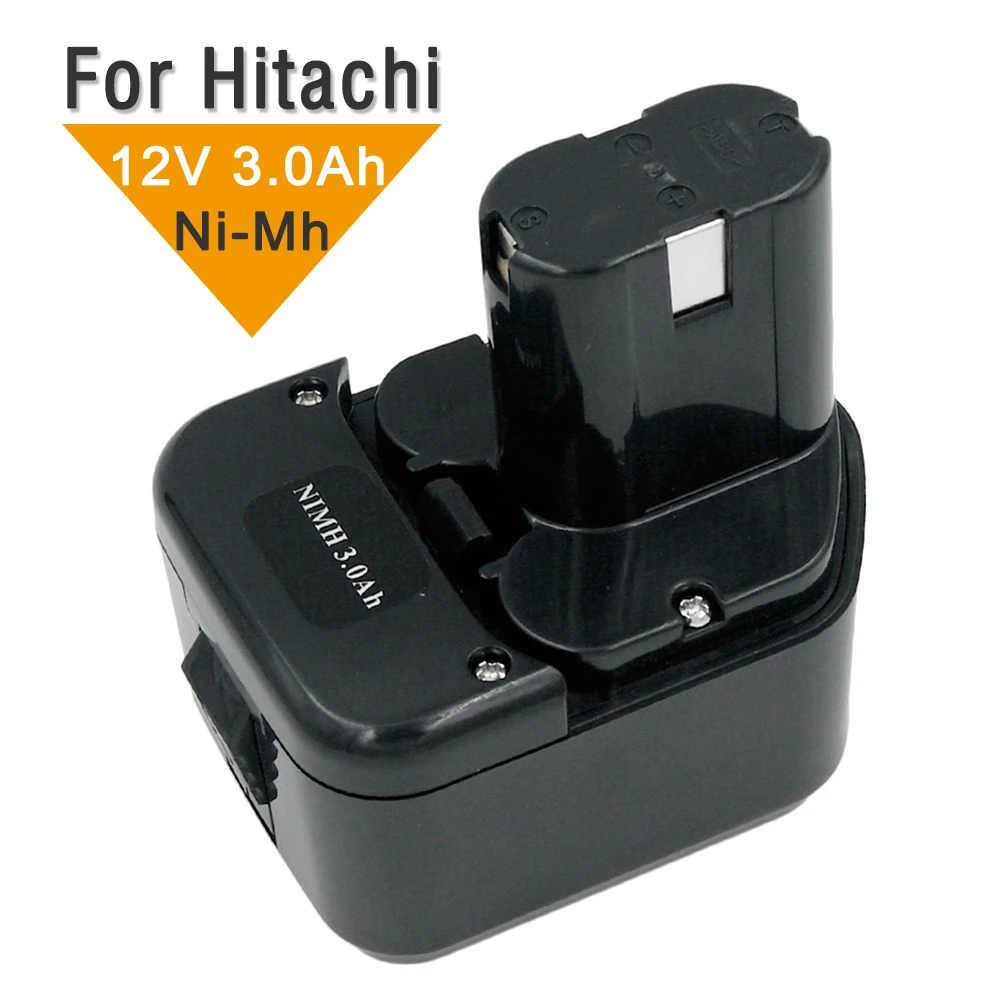 EB1214S 3.0Ah/2.0Ah 12V Ni-MH/NI-CD Rechargeable Battery for Hitachi Power Tool EB1212S EB1220BL EB1222HL DS12DVB WR12DM2 UB12DL