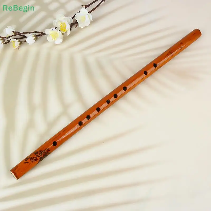 1Pc 6 Hole Bamboo Flute Clarinet Professional Xiao For Friends Students Beginners Musical Instrument