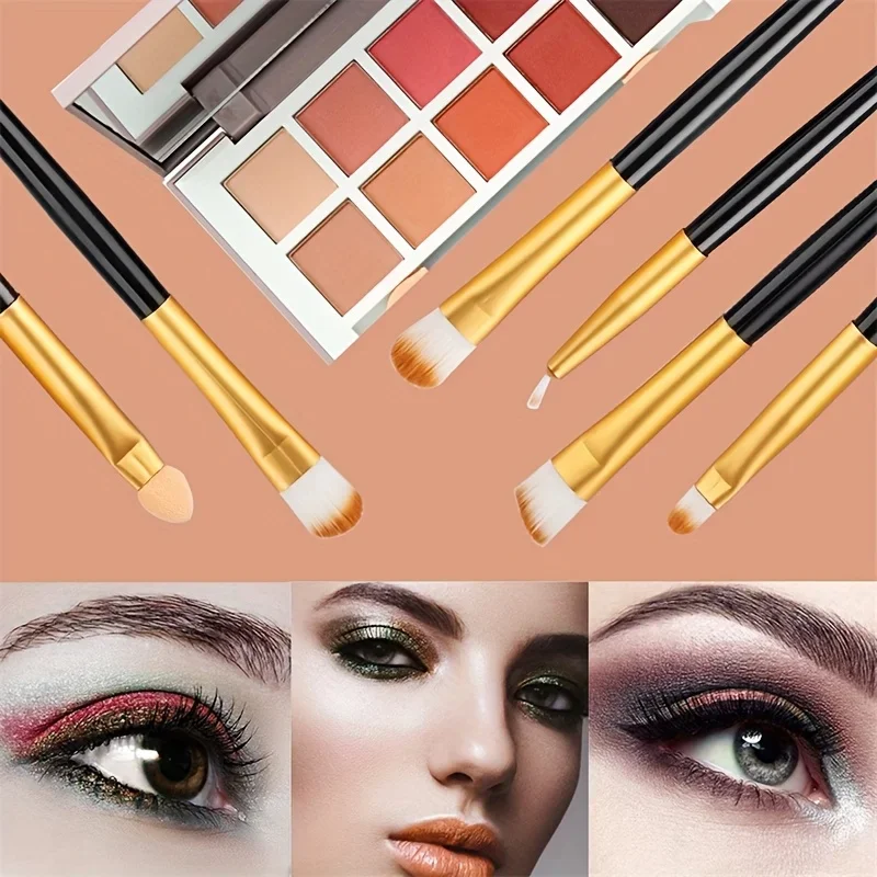 8/22/34 個メイクブラシセットポータブルソフトアイシャドウブラシパウダーファンデーションブラシ多目的ブレンド化粧品美容ツール