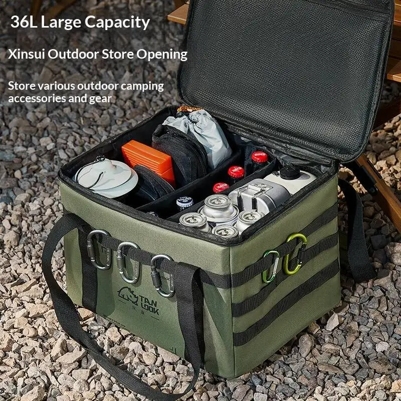 Storage Bag Detection Portable Camping Outdoor Large Capacity Home Storage Picnic Bag Cooler Box Can Cooler Pouch Lunch Bag