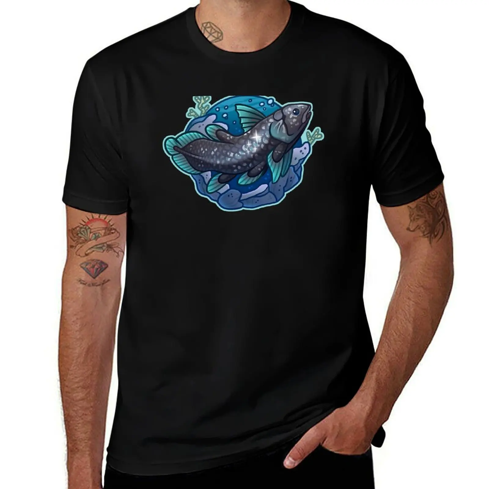 

man Coelacanth man T-Shirt funny shirt cotton t shirts t graphic tshirt T-Shirt