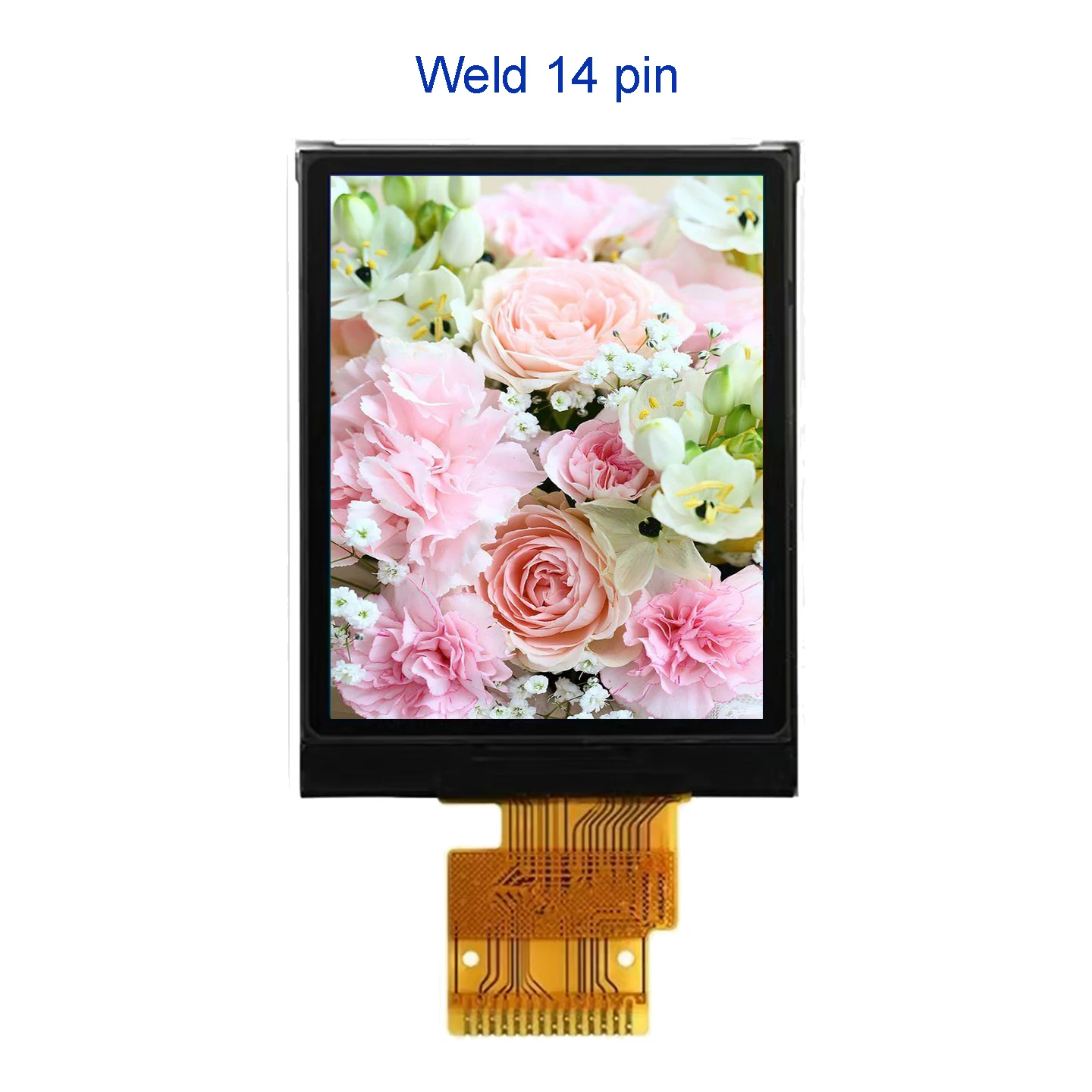 1,77/1,8 pulgadas 128*160 TFT IPS LCD pantalla SPI en el empeine 14PIN ST7735 ángulo de visión amplio