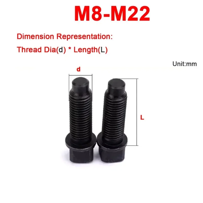 45# Forged Steel Square Head Screw M8-M22 For CNC Lathe Tool Holder Fastener