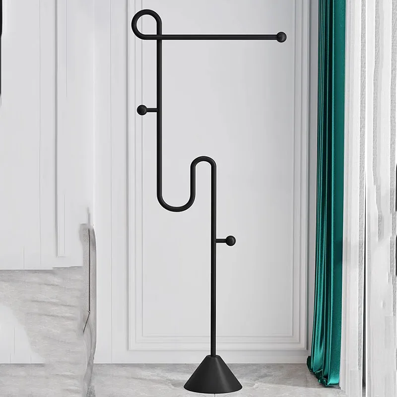 رفوف المعاطف الحديثة المفتوحة الحد الأدنى الدائمة الملابس الفضاء معطف رفوف عرض الطابق المدخل Arara De Roupa أثاث قاعة المدخل