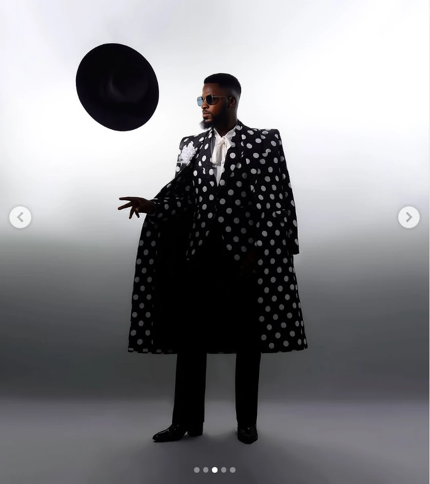 

Dot Black Men Suits Set 3 Pcs Long Overcoat+Blazer+Pant Trousers Wedding Tuxedo Luxury Formal Office Groom Prom Male Jacket Coat