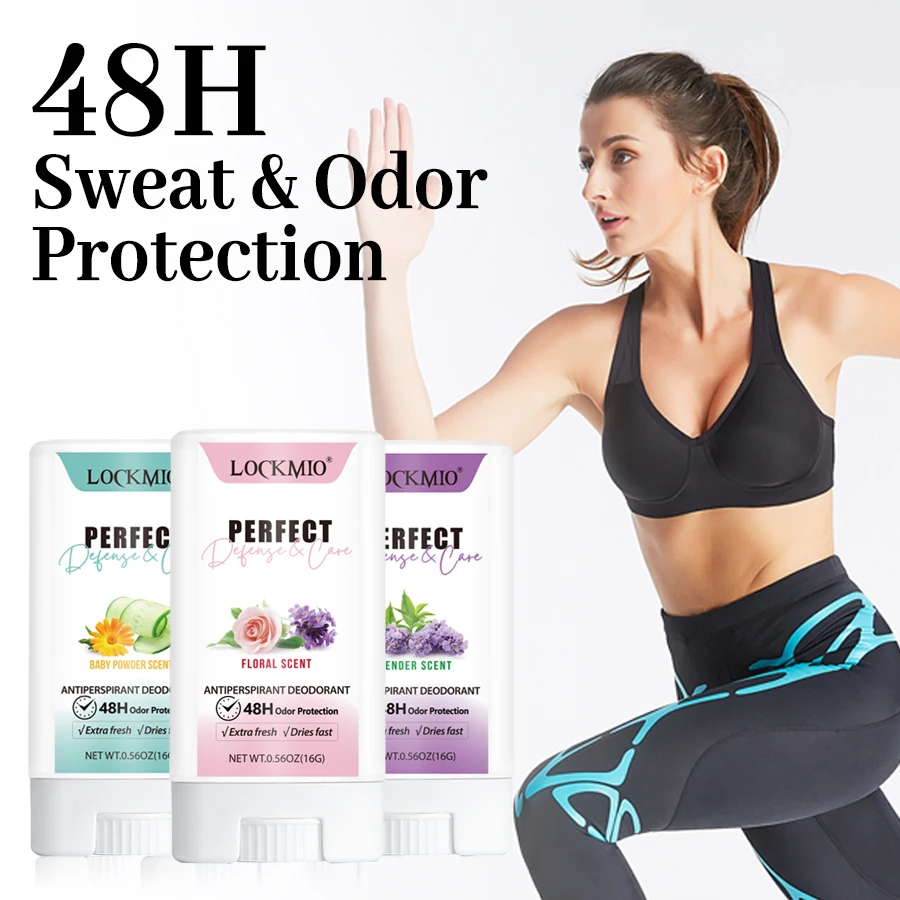 مضاد للتعرق مزيل العرق عصا العطور كريم مضاد للتعرق 48 ساعة طويلة الأمد منعش العطر مزيل رائحة الجسم للصيف