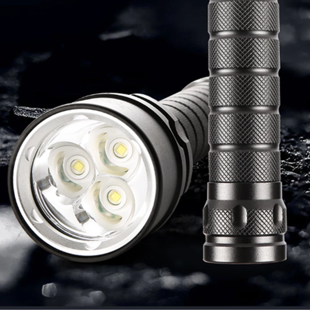 

Rechargeable Flashlight Ipx8 Waterproof Flashlight For Diving