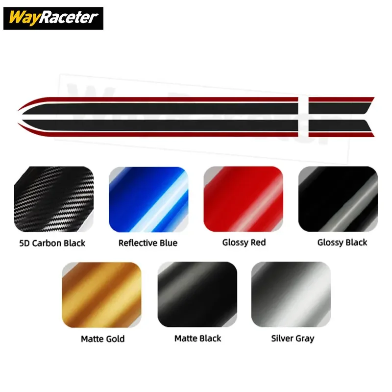 Edition California Special Carbon Fiber Vinyl Rocket Panel Decal Door Side Stripes Sticker For 2024 Dark Horse 2025