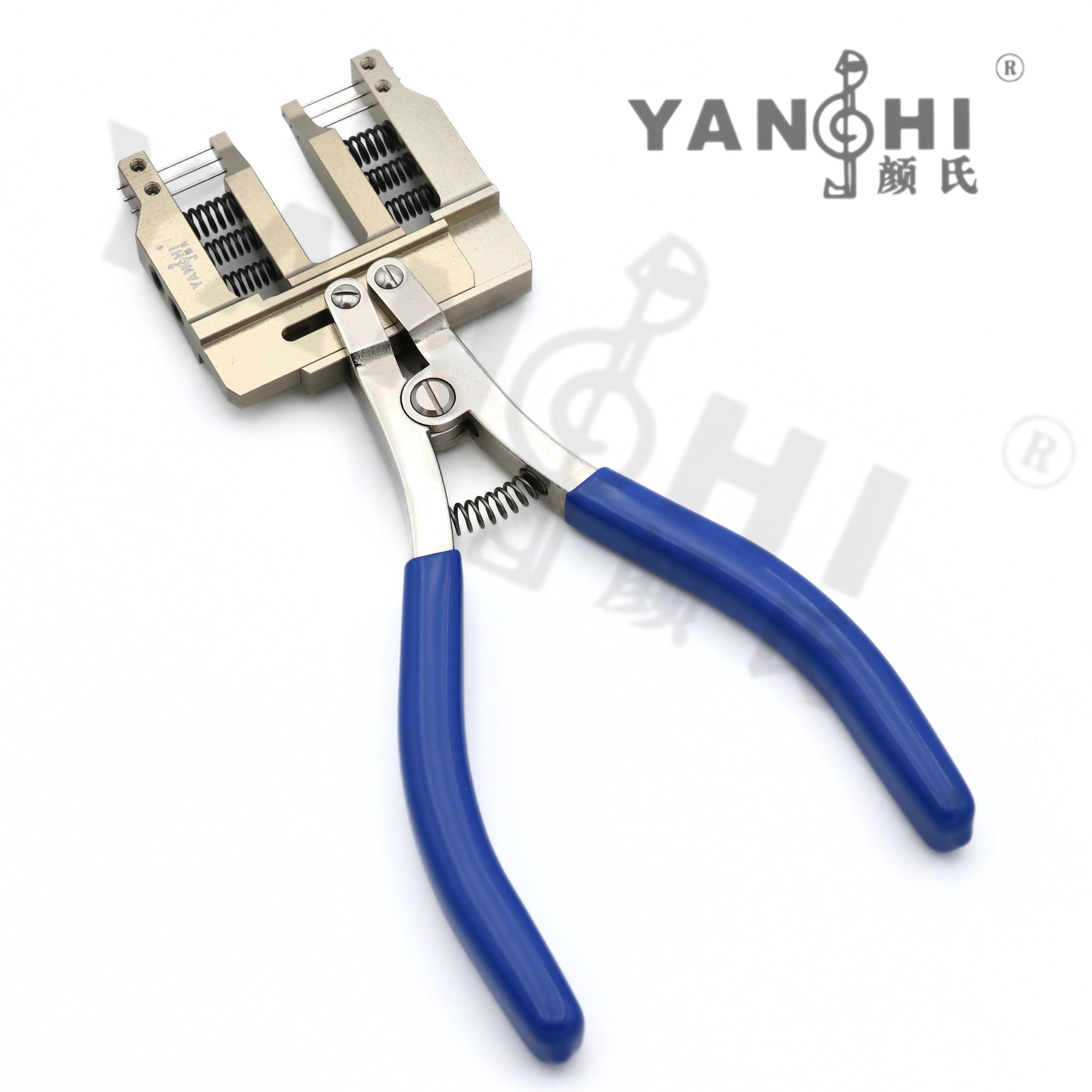 

Double sided 6-pin tuning pliers piano repair tool clamp type needle arrangement