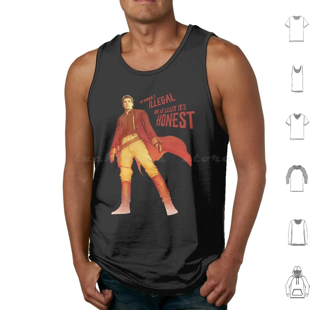 Firefly Serenity Tank Tops Print Cotton Firefly Serenity Mal Joss Whedon Brown Coat Browncoat Still Flying You Cant Take