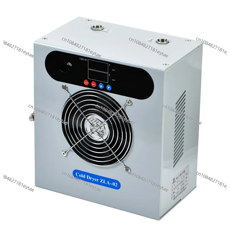 ZLA-02 Refrigerated Gas Dryer 210W Air Compressor Compressed Air Drying Water Removal Filtration Automatic Drainage Cold Dryer
