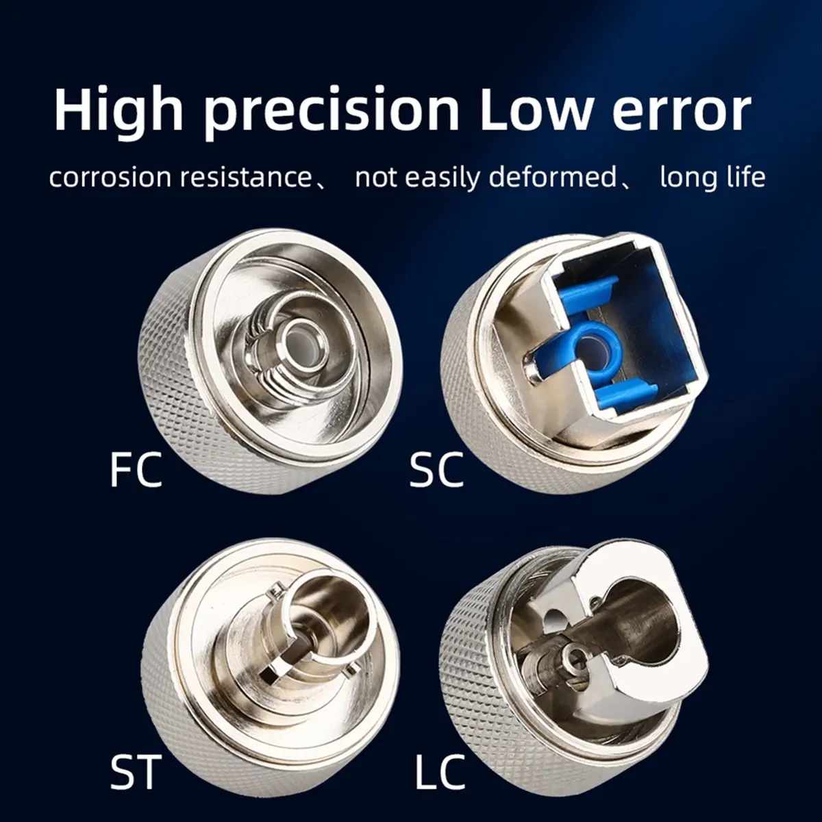 DT81 OTDR Transfer Connector SC/FC/ST/LC Adaptor Fiber Optic Connector for Optical Time Domain Reflectometer Fiber Adapter