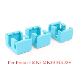 3pcs Prusa i3 MK3 MK3S MK3S+ Voron 3D Printer Extruder Heat Block Nozzle Silicone Socks V6 Hotend Protector Cover