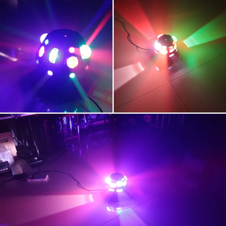 ALIEN 4 IN 1 DMX RGBWY LED Moving Head Beam Point Rainbow Green Laser DJ Disco Party Dance Wedding Bar Stage Lighting Effect