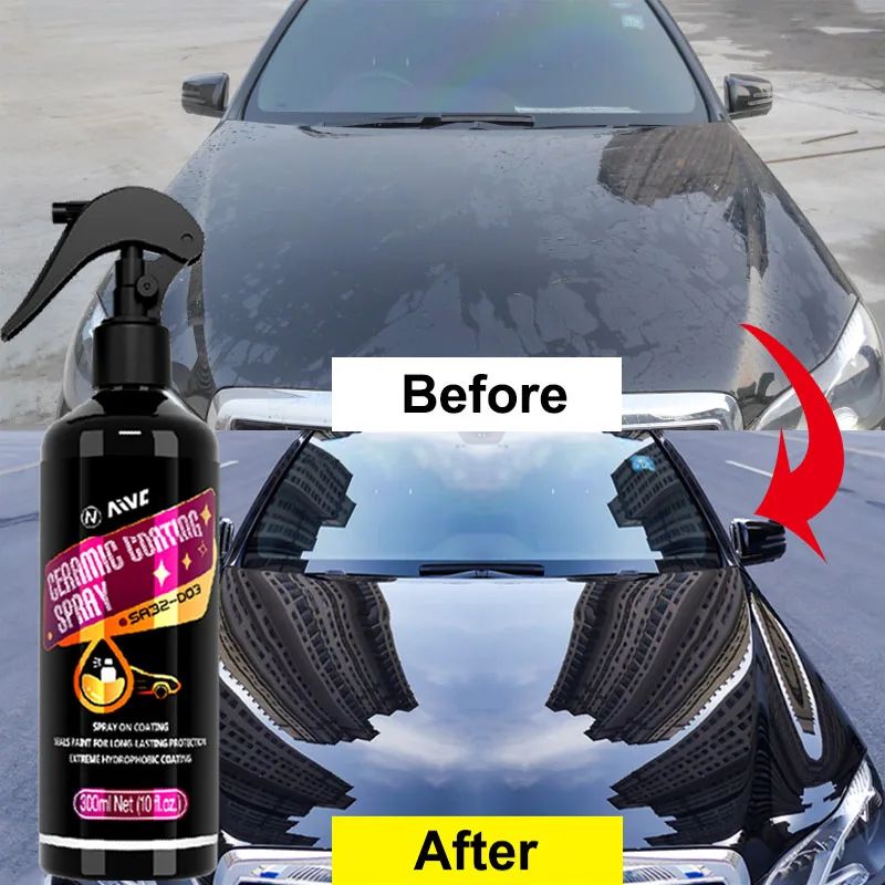 

Жидкое керамическое покрытие для автомобиля, нанокристаллический гидрофобный полировочный воск для авто, средство для ухода за автомобилем
