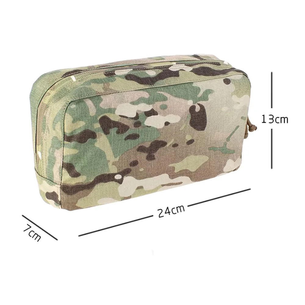 Multifunctional Tactical Horizontal Utility Pouch Outdoor MOLLE Medium Storage Misc Bag for Airsoft Use