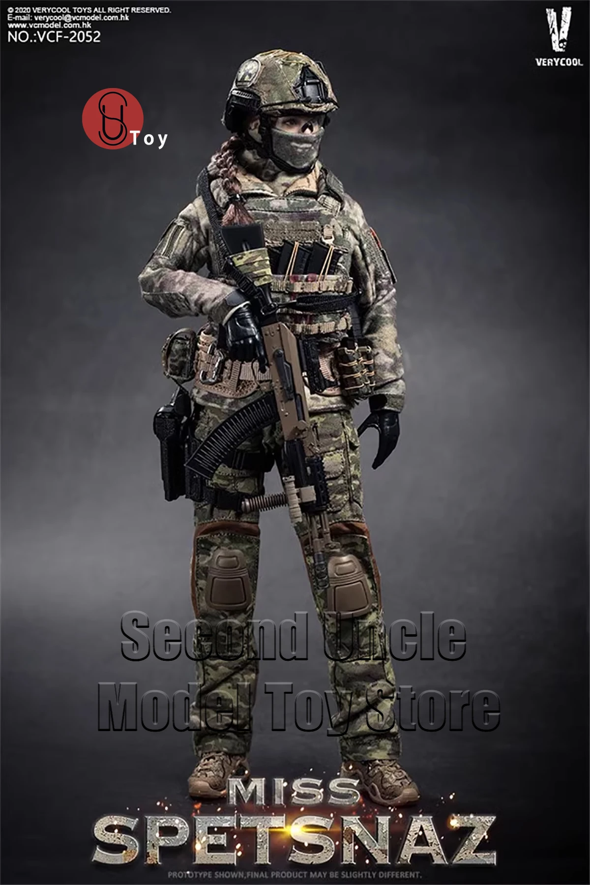 

VERYCOOL VCF-2052 1/6 Russian Combat Female Soldier Miss Spetsnaz 12" Military Action Figure Full Set Collectible Model Toys
