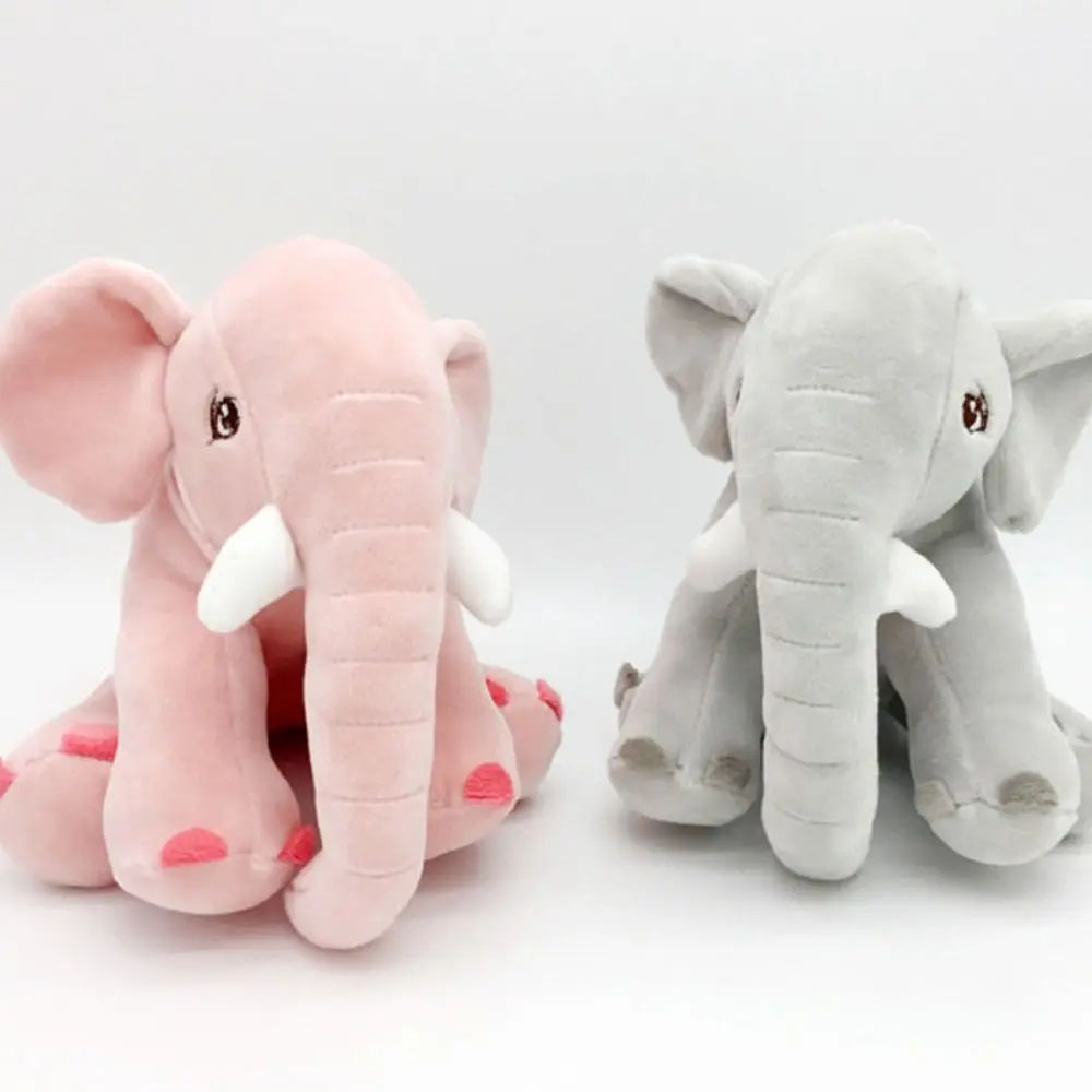 크리스마스 선물 봉제 동물 코끼리 쿠션 소파 장식용 봉제 코끼리 등받이 쿠션 20cm 코끼리