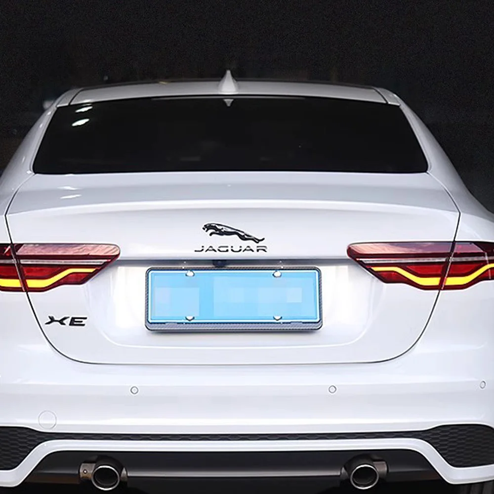 

Glossy Black Rear Emblems Sticker 2pcs/lot Trunk Emblems For Jaguar F-PACE F-TYPE XF XE 2.0 2.5 E-PACE SVR Jaguar Hood Sticker