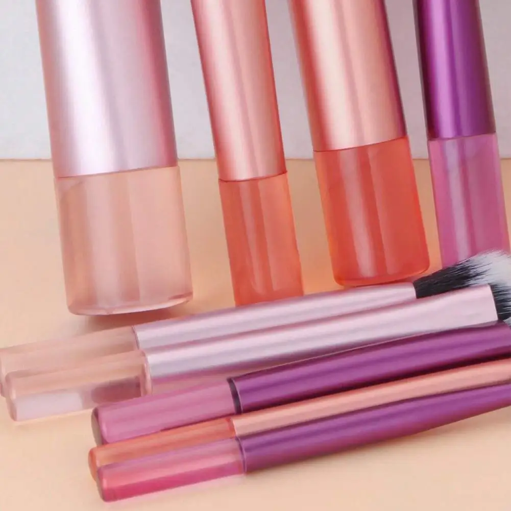 Set di pennelli per trucco da 10 pezzi con custodia portatile da viaggio all'aperto ombretto fondotinta fard frullatore correttore trucco di bellezza anche