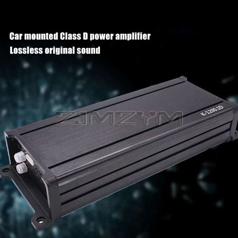 Car Audio Amplificador Modification 1200W Single Channel Digital D-Class High-Power Car Power Amplifier