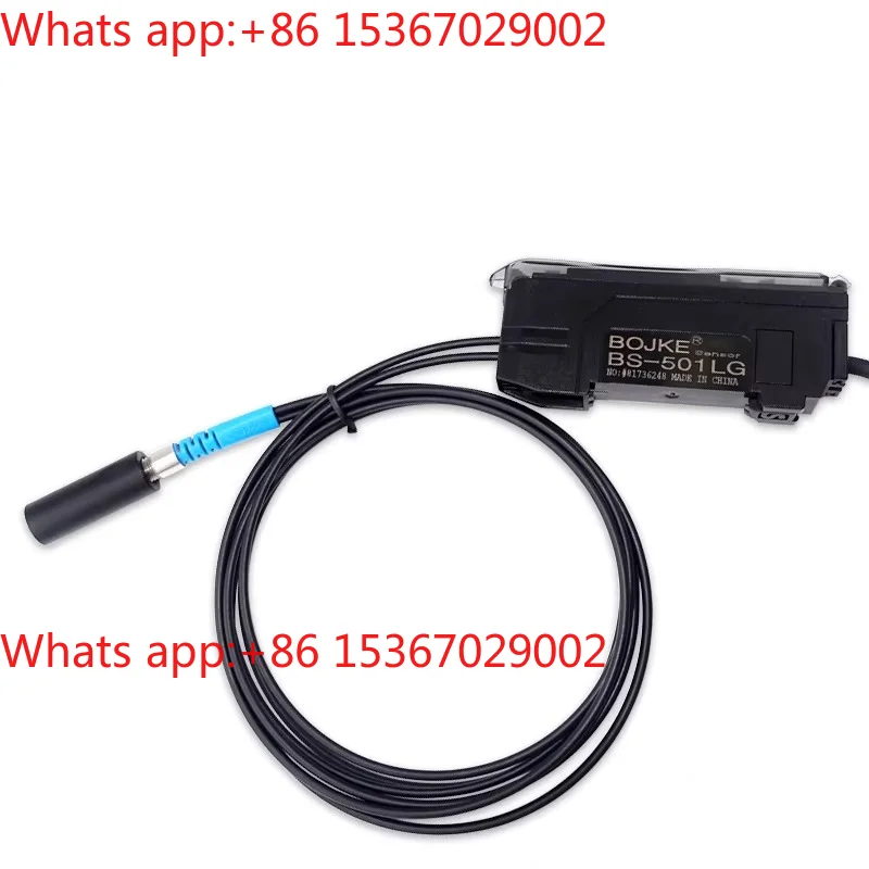 BS-401 BS-501LG RGB Detection Quantity Optical Fiber Color Recognition Sensor Color Standard Photoelectric Switch Electric Eye