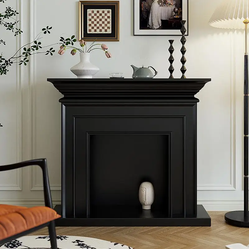 French simulation fire fireplace decorative cabinet modern simple flame atomization entrance corridor porch partition storage