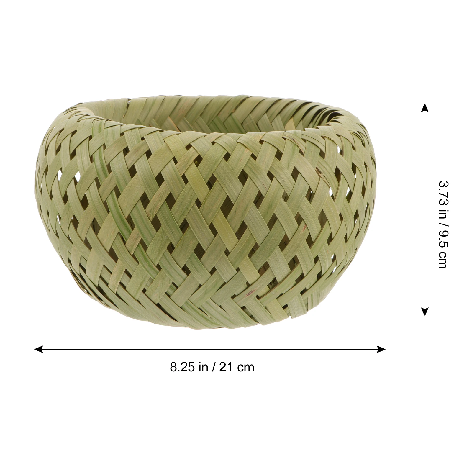 

Foldable Picnic Basket Bamboo Fruit Woven Nest Style Food Hangings Storage Baskets