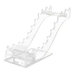 Pen Rack Equipment Storage Transparent Durable Pen Display Stand Acrylic Pen Holder for Pencil Desk Cosmetic Brushes Art