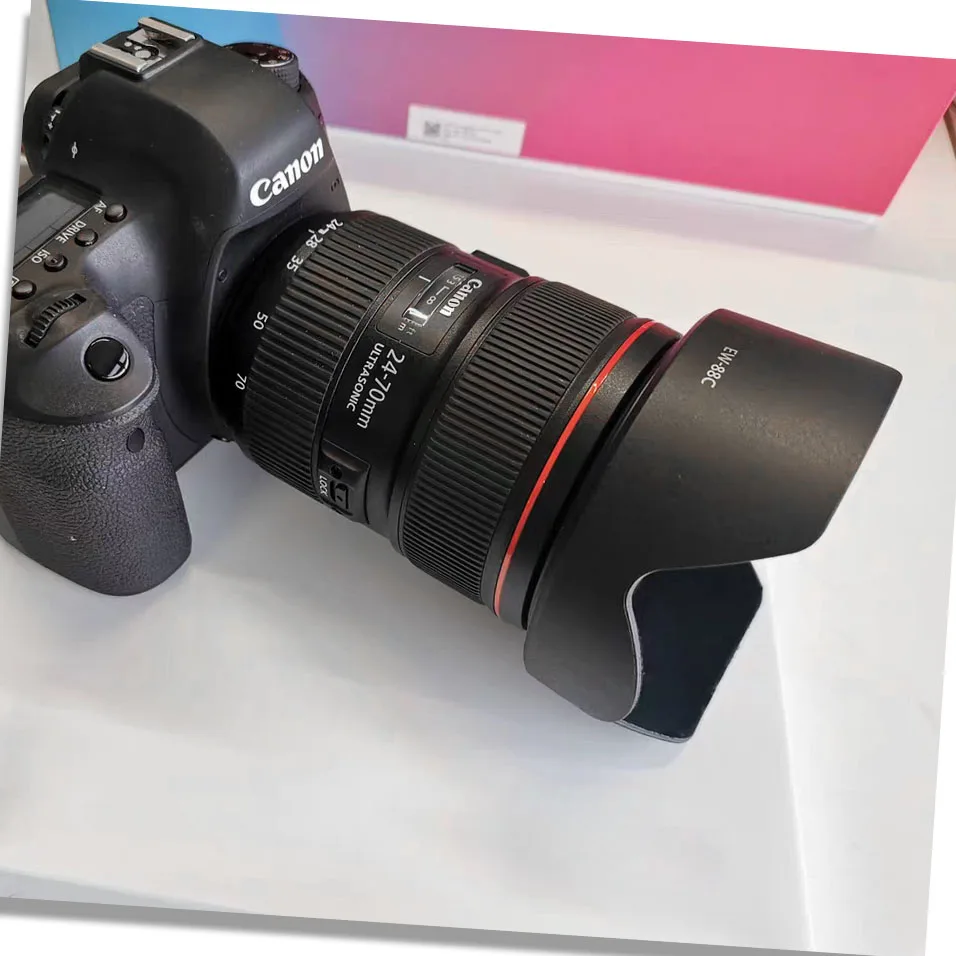 DSLR กล้องเลนส์ EW-88C Bayonet Mount สำหรับเลนส์ Canon EF 24-70มม.F/2.8L II USM 82มม.กรองเลนส์อุปกรณ์เสริม
