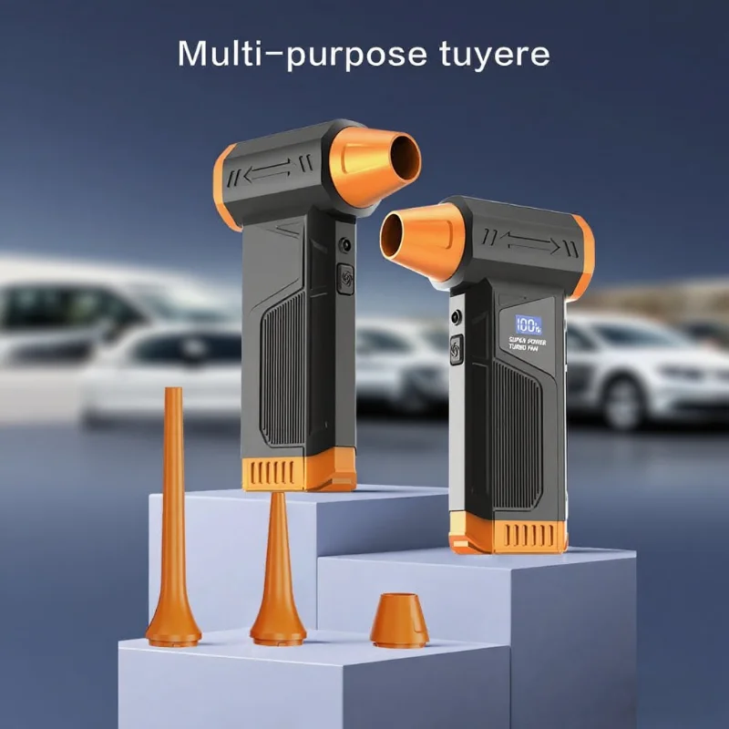 

M4 Мощный воздуходувка Бесщеточный двигатель Турбоструйный вентилятор 160 г Портативный пылесос с давлением ветра 4-ступенчатый регулируемый воздушный пистолет