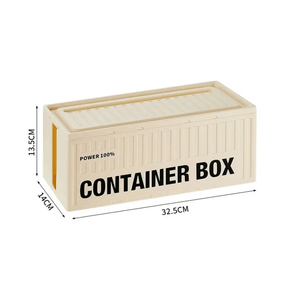 Data Line Plug Holder Plug Board Storage Box High Capacity Cord Organizer Cable Wire Organizer Case Space Saving