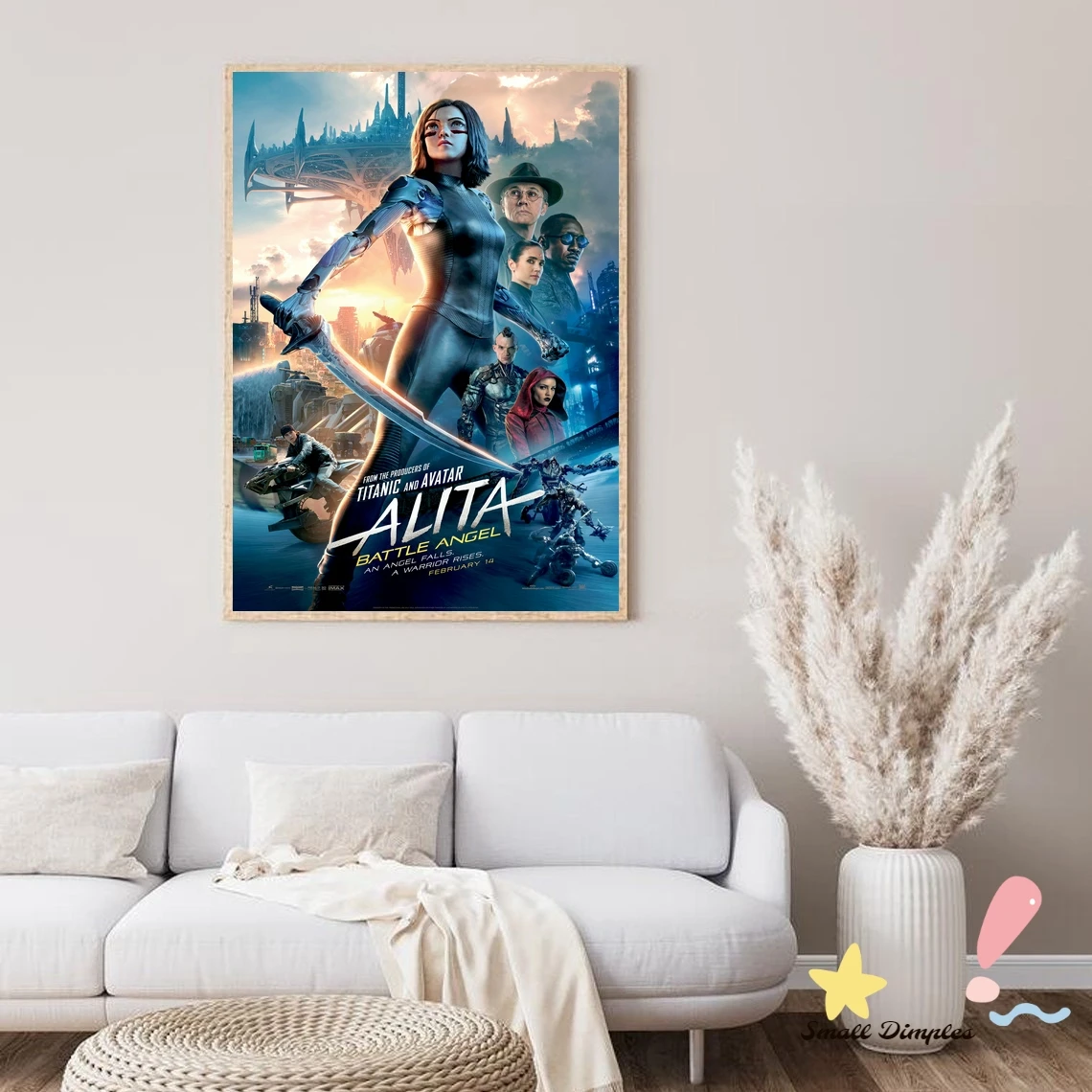 Alita Battle Angel Movie Poster Canvas Art Print Home Decoration Wall Painting ( No Frame )