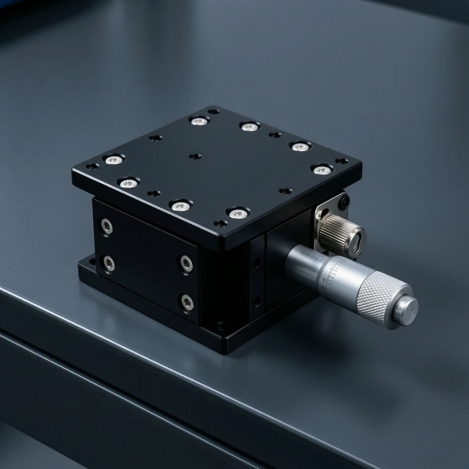 Manual Translation Stage Horizontal Positioning Stage with Adjustment Screw Sliding Table Accurate for Laboratory Setups