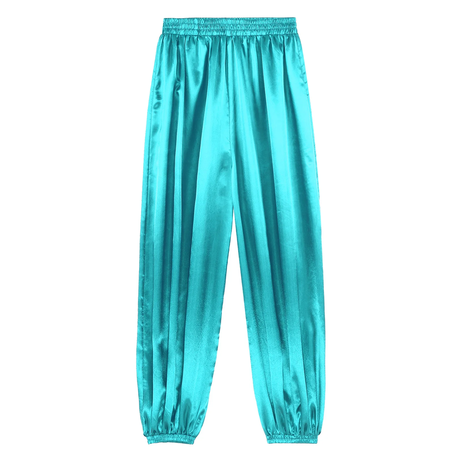 大人のシルキーベリーダンスハーレムパンツハイウエストルーズフィットパンツブルマカーニバルドレスアップアラビアプリンセスコスプレ衣装