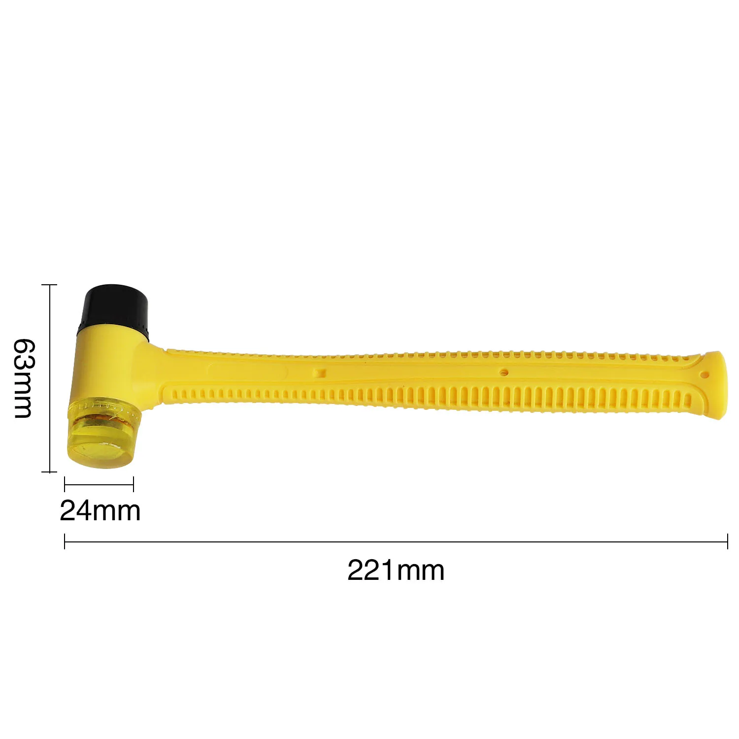 Double Faced Soft Hammer Mini Domestic Nylon Head Mallet Hand Tool Household Rubber Hammer for Jewelry Leather Crafts Woodworkin