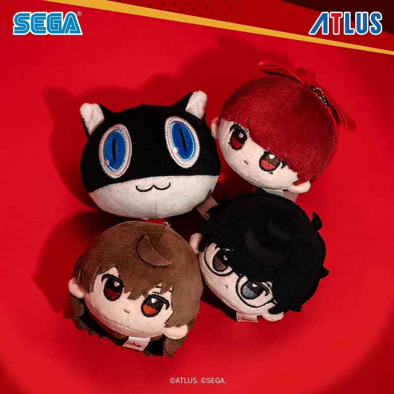 

Sega Persona Plush Doll Pendant Cute Game Action Figure Keychains Ren Amamiya, Morgana, Goro Akechi, Kasumi Yoshizawa Peripheral