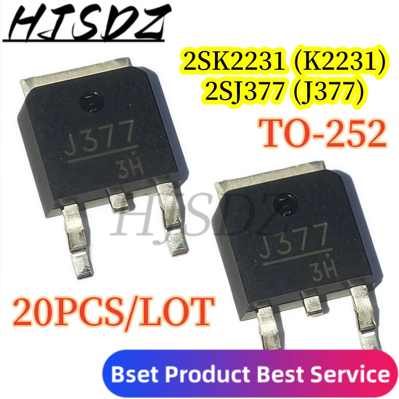 Spot shipment【20PCS/LOT】 nuevo 100% calidad 2SK2231 K2231 2SJ377 J377 TO-252 MOSFET
