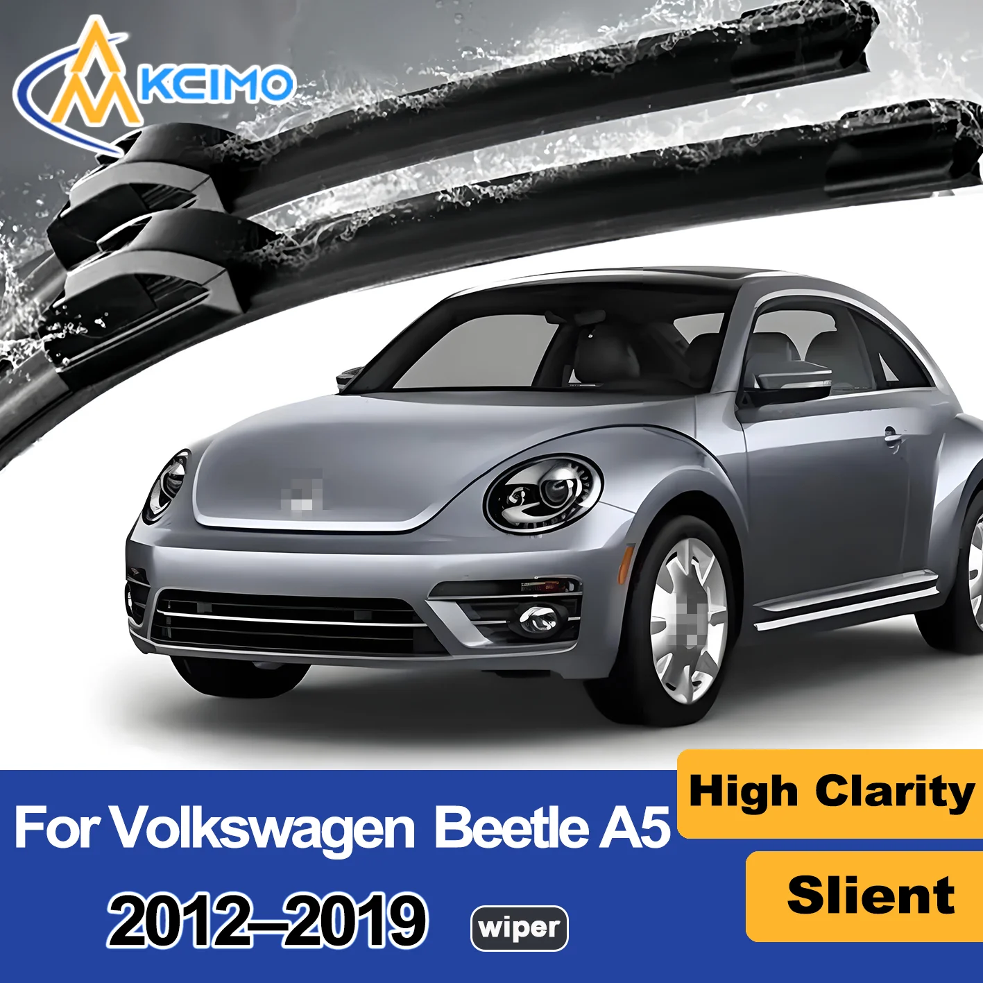 

2PCS New Wiper Blades for Volkswagen Beetle A5 2012-2019 Volkswagen Coccinelle (France) Volkswagen Maggiolino (Italy) Volkswagen