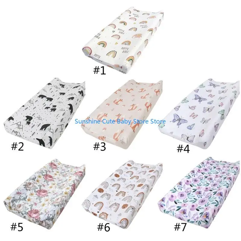 C5AF تنفس حشية متغيرة غطاء قابلة لإعادة الاستخدام حفاضات مبدل حصيرة ملاءات لينة الطفل الحفاض تغيير الجدول كم حالة للراحة