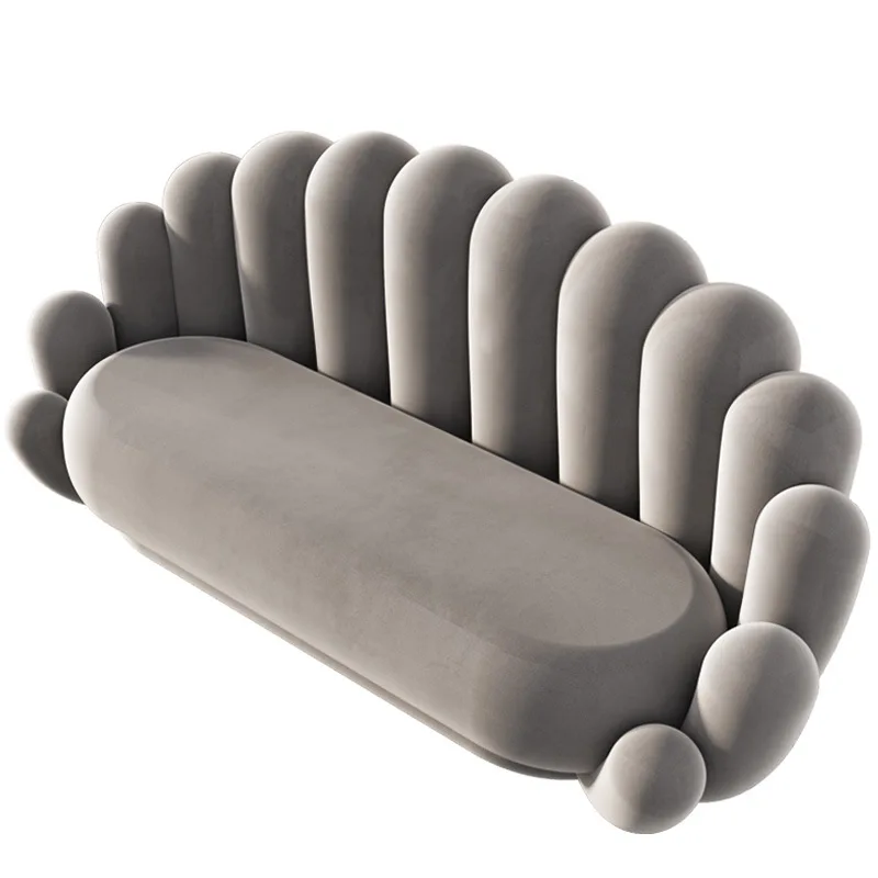 & Minimalist Nordic Leisure Sofa Combo, Unique Couch with Side Table for Shop, Beauty Parlor & Office Guest Area Supply