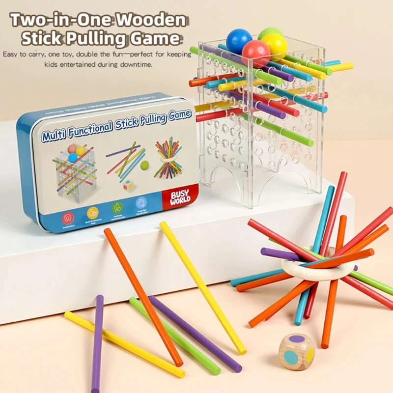 wooden-pulling-toy-for-kids-balance-tabletop-play-set-with-30-colored-sticks-4-balls-ring-die-clear-tower-insert-a2ub