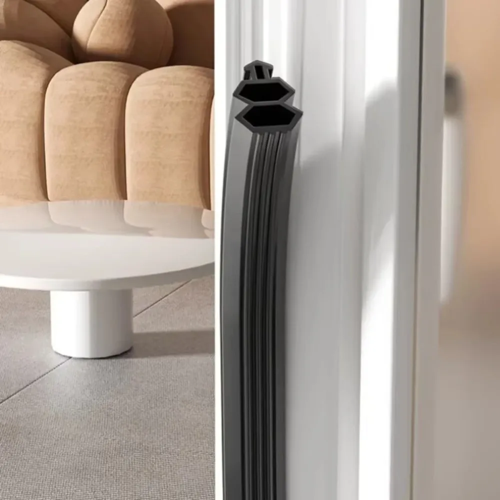 New TPE Sealing Strip Plastic Steel Strip Type Weatherstrip Door Weather Stripping Window Sealing