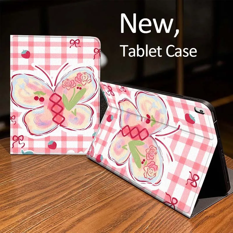 

Butterfly Sweet Cute Pattern Case For iPad Pro 10th 11th 5th 6th 7 8 9 2 gen 11 13 M4 M5 10.2 9.7 12.9 10.5 10.9 Inch Tablet