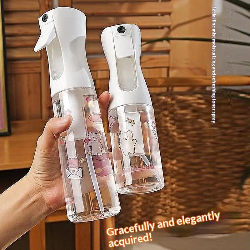 Continuous Fine Mist Spray Bottle High Pressure For Skincare Home Cleaning Plant Care