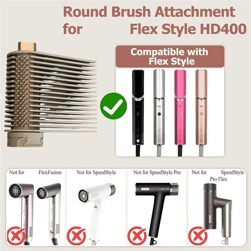 [NEW!A65Z】 Tension Comb Brush For Shark Flexstyle HD400 Series Blow Dryer Comb