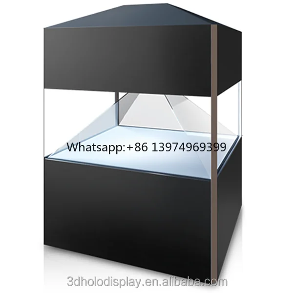 Large 1.2x1.2m Holovision Holographic Display 360° Holographic Showcase for Exhibition & Retail