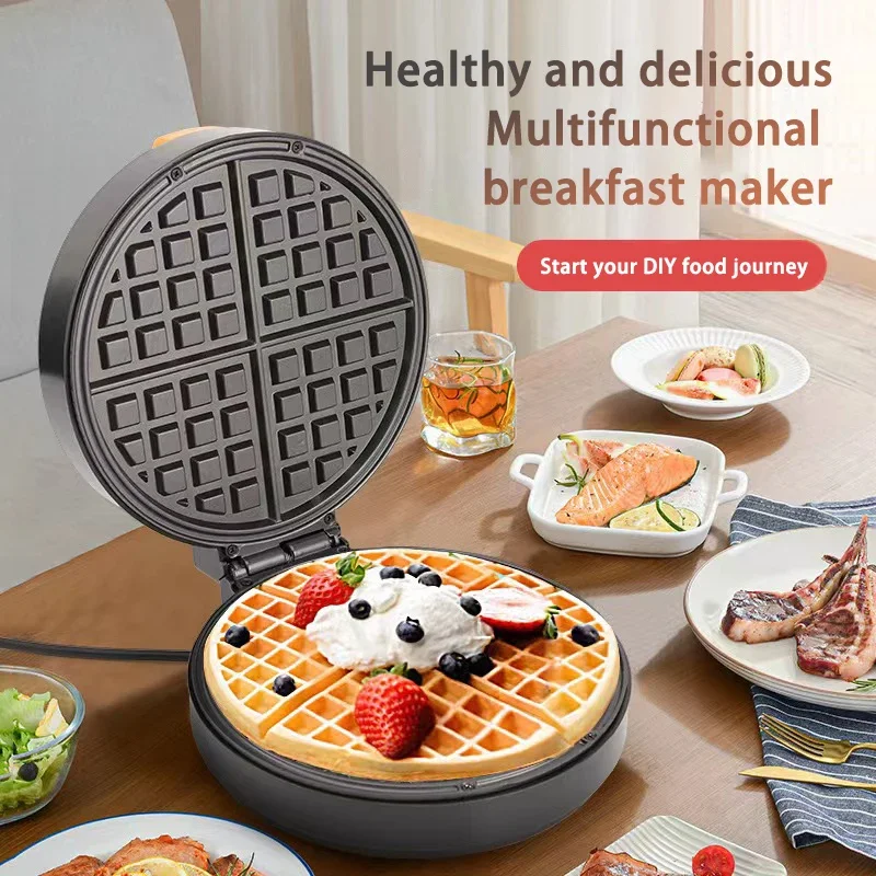 Breakfast Maker Home donut maker American Gauge European Gauge Waffle Maker Large eight-hole