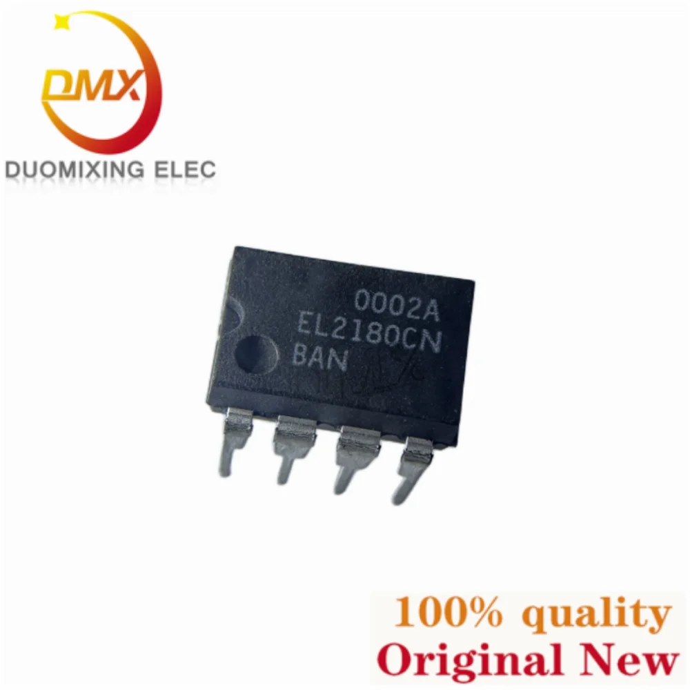 5PCS/LOT 100%New EL2180CN Single-channel current mode feedback amplifier IC components imported dual-row 8-pin PDIP package